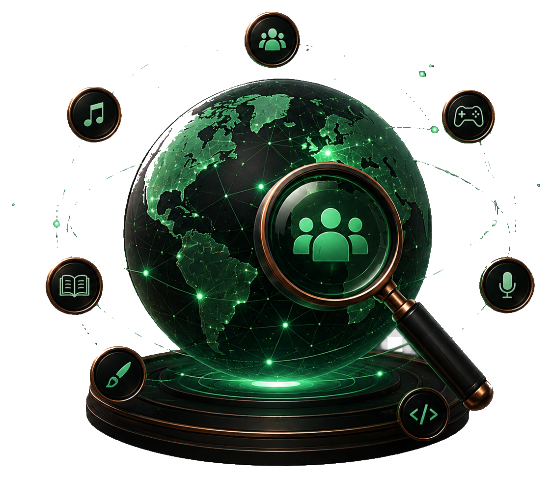 Global community discovery illustration